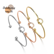 OAKDENEMYWAY Love Knot Bracelets Can't Tie The Knot Fashion Wedding Alloy Bridesmaid Proposal Gifts 