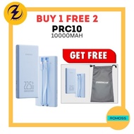[B1F2] ROMOSS PRC10 10000mAh Fast Charging Power Bank With Cable, 22.5W - 1 Year Warranty Malaysia