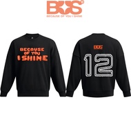M-3XL BUS E of you i shine Long sleeve Cotton Fabric Can Be Worn By Both Men Comfortable To Wear Doe
