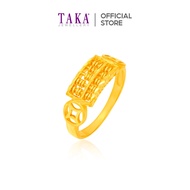 TAKA Jewellery 916 Gold Ring Abacus