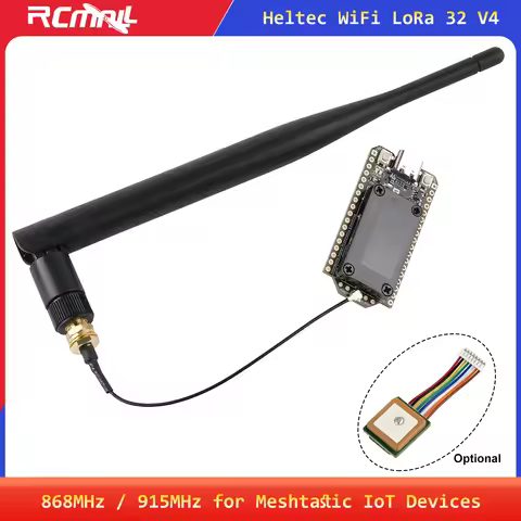 Heltec LoRa32 V4 Meshtastic GPS ESP32 WIFI+BLE SX1262 LoRa 0.96inch OLED Solar Powered Dev-Board Mes