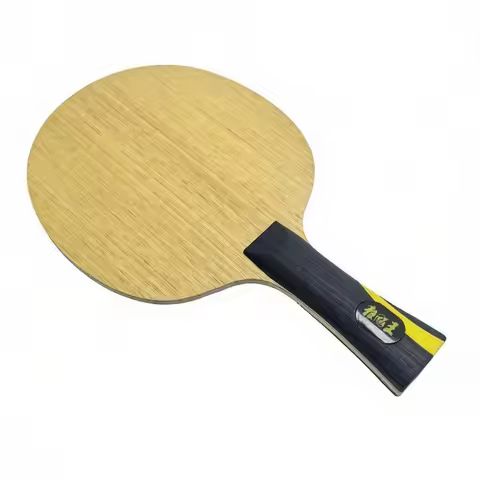 Lemuria Handmade Q968 Wang Chuqin Hurricane Wang Table Tennis Racket 5 Ply Wood 2 AC Carbon Fiber Of