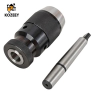 KOZEEY 0-13mm Drill Portable Chuck Tighten Accurate MT2-B16 Arbor Tools Lathe