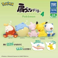 Pokemon Figure Takara Tomy Capsule Toy Shoulder Dung Fig. Pikachu Fuecoco Spheal Mew Oshawkt Doll Gi