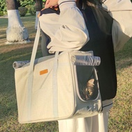 Cat Bag Outing Portable One-Shoulder Portable Pet Bag Winter Large-Capacity Small Dog Carrying Bag C