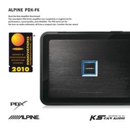 全新品 Alpine【PDX-F6】四聲道功率擴大機＊AMP擴大器 公司貨 專業汽車音響安裝