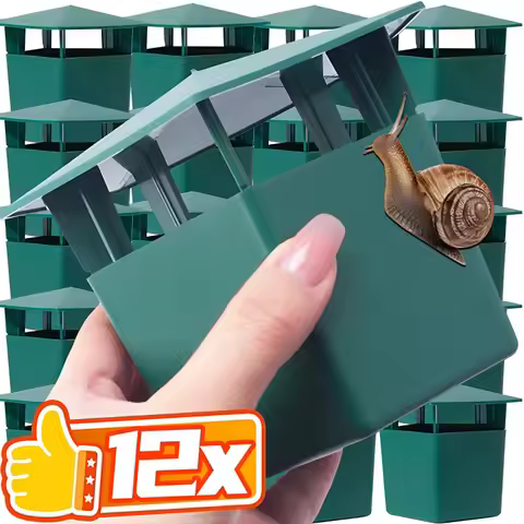 12/1PCS Snail Traps Catcher Reusable Garden Slug Cage Plastic Pest Catcher Box Snail House Vegetable