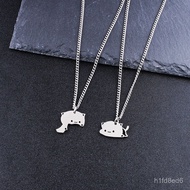 ️ Necklace Couple Hug Girlfriends Cute Male Female Sisters Not Fade Stitching Pendant Gift