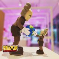 [Trendy Play Big Coffee] mand kaws the promise Peace Earth Trendy Play Figure Art Decoration Toy Doll Gift