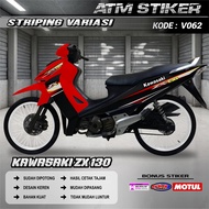 KAWASAKI Variation striping sticker 2010 zx 130kawasaki sticker motor