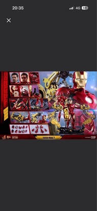 全新啡盒未開 hot toys Hottoys MMS462-D22 1:6 FIGURE-IM2 MK4 SUG SET iron man mark4 黃臂
