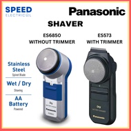PANASONIC SHAVER ES6850SP251 ES573KP501 BATTERY OPERATED SHAVER 胡须刀 SHAVER WITH TRIMMER
