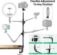 實體店鋪(🈹🈹🈹限今日特價$118) 1/4 3/8 5/8" Screw Webcam Camera Magic Arm Stand Mount for Phone & ipad, 25in Pro