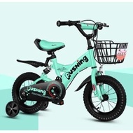 Bicycle Wheel 14inch green Inch FUJISHING Kid bike No Shock