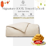 SEREN Serenity Collection 100% TENCEL™ Lyocell Quilt Cover Duvet Cover Only