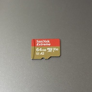SanDisk Extreme A2 V30 U3 UHS-I microSDXC 記憶卡 64GB
