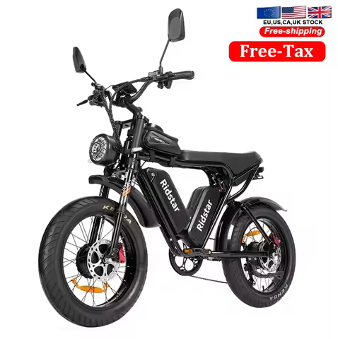 Ridstar Q20 Electric Bike 2000W 52V 40AH Waterproof Powerful Dual motor 20*4.0 Fat Tire For Mountain