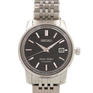 全新未使用精工 King Seiko SDKA007 6L35-00G0 SS 黑色自動機械錶 黑色錶盤 1209 [二手] 精工
