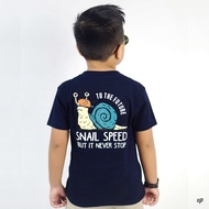 Funkids - Round Neck Kids T-Shirt / Fk Snail Speed