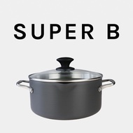 24CM CASSEROLE • SUPER B Singapore • Anodized Wok / Frying Pan / Fry pan / Kitchen