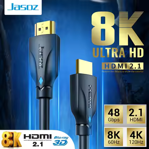 8K HDMI Cable 2M 3m 5m 10M HDMI 2.1 Wire for Xiaomi Xbox Serries X PS5 PS4 Chromebook Laptops 120Hz 