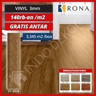 Lantai Vinyl Kayu 3mm RONA - Vinil Plank - Karpet Vynil KHUSUS BANDUNG