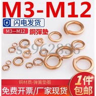 Taiwan Shipment (M3-M12) National Standard Copper Spring Washer/Bronze Washer/Spring Washer/Washer W