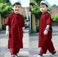 SETELAN KOKO JUBAH ANAK BAJU MUSLIM ANAK /ATASAN ANAK LAKI LAKI BAWAHAN ANAK LAKI LAKI/BAJU MUSLIM A
