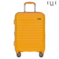 ELLE Travel Uniform Collection. กระเป๋าเดินทางไซส์ 20นิ้ว Carry On ถือขึ้นเครื่อง 100% โพลีคาร์บอเนต คันชักอะลูมิเนียม Rose Gold One