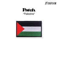 EMBROIDERED LOGO PATCH BADGE EMBLEM PALESTINE FLAG