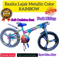 Basikal 20inci VEEGO Metallic Rainbow Frame Sesuai 6-12 Tahun
