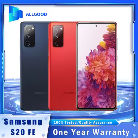 Original Samsung Galaxy S20FE G781V 5G Mobile Phone 6.5'' 6GB RAM 128GB ROM 12MP+8MP+32MP Snapdragon