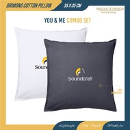 Soundcraft Speaker Sulam Design - Square Sofa Throw Pillow Bantal With Woven Orimono Cushion Cover H