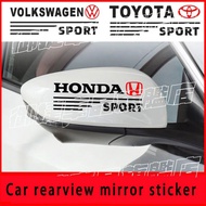 Car Rearview Mirror Bumper Stickers Rearview Mirror Sticker Cover Scratches Decorative Reflector Sticker Car Model