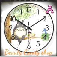 💥熱賣⏲️2026可愛卡通龍貓靜音電波鐘掛鐘鬧鐘⏱️