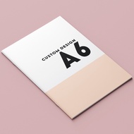 A6 softcover staples middle notebook A6 notebook