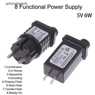 JETTING EU/US Plug 5VDC 6W 8 Functional SELV LED Lamp Driver Switch Adapter IP44 Waterproof Laser Li