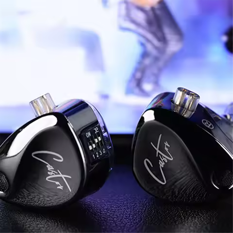 X11A KZ Castor in Ear Headphones HiFi Bass Sound Noise Isolating Dual-Dynamic Driver Wired Earbuds H