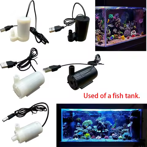 Dc 5V USB Mini Mini Low Noise Brushless Motor Pump Fish Tank Aquatic Pet Submersible Pump Aeration P