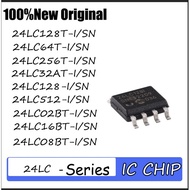 1-5PCS 24LC128T-I/SN 24LC64T-I/SN 24LC256T 24LC32AT 24LC128 24LC512 24LC02BT 24LC16BT 24LC08BT-I/SN 