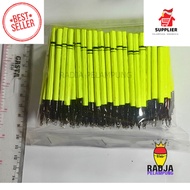 pelampung pancing Bulu merak asli Ukuran 6 Cm isi 50 pcs bisa grosir