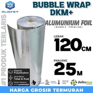 Plastik Bubble Wrap Alumunium Foil 120cm x 25m