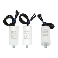 Capacitor Refrigerator Freezer Compressor Starter Running Capacitor 2uF2.5 3 3.5 4 5 6u with Screws