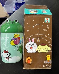 SANRIO - 7-11 LINE FRIENDS & HELLO KITTY 水杯 週邊餐具 [平行進口]