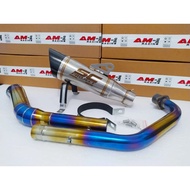 Exhaust SC PROJECT ss1 full system exhaust for Raider 150 fi carb R15 V2 V3 GSX 150 Y15ZR LC135 BRIX