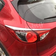 Taillight Cover FOR Mazda CX-5 2013-2016 CX5 Chrome Tail Light Lamp Trim Molding Car Parts Accessori