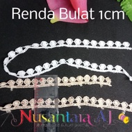 1cm round gyper lace, 1cm wide gyper lace, 1cm gyper lace per yard