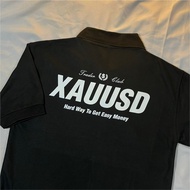 Polo Shirt XAUUSD Series Trader Fx T-Shirt Polo Shirt Men Polo T Shirt Men S-3XL