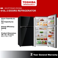 Toshiba 610L 5-Star Inverter Refrigerator GR-RT735WE-PGY(XK)