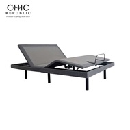 CHIC REPUBLIC ROHAN PLUS/105เตียงปรับระดับ 3.5 ฟุต พร้อมรีโมท - สี ดำ